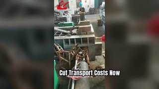 हाइड्रोलिक मेटल बॉलर मशीन