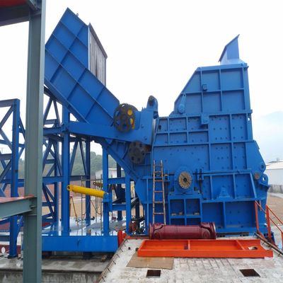 Electric Scrap Metal Crusher with Output Size 10-50mm