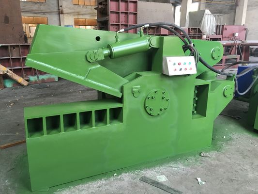 Hydraulic 4000kN Heavy Duty Alligator Shear with 1200mm Blade for Oversized Scrap Steel Cutting