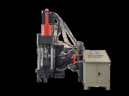 4000 kN Metal Chip Briquetting Press with High Density Output for Cast Iron and Aluminum Chip Recycling