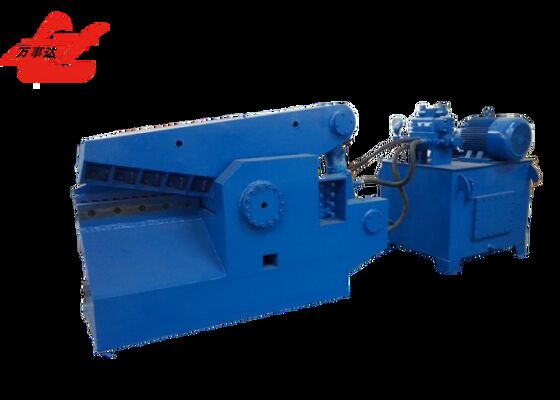 Alligator Shear Machine 1200kN Force With 800mm Blade Compact Scrap Metal Cutter