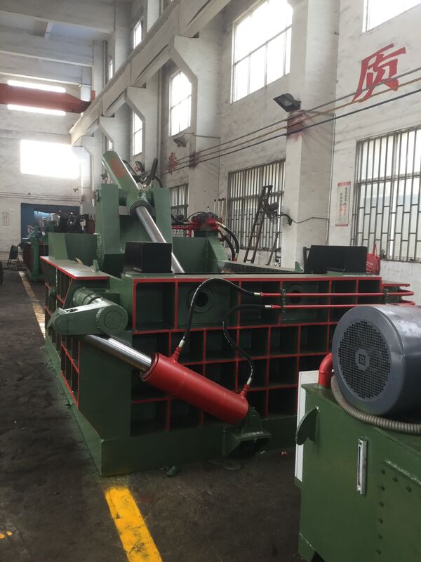 High Safety Automatic Metal Recycling Baler For Scrap Management With PLC Control