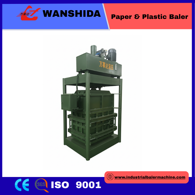 Wanshida Y82/F-25 Vertical Hydraulic Baler 25 Ton Waste Paper, Plastic & Textile Compactor