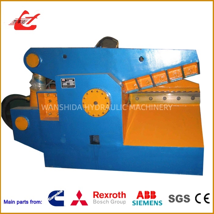 Hydraulic Alligator Shear For Metal Waste Cutting – 800mm Blade, Compact Design  Manual & PLC Operation