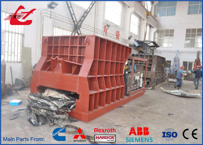Heavy Scrap Container Style Metal Shear 4000kN Safety-Focused Hydraulic Cutting System For Heavy Scrap