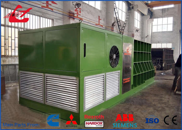 400 Ton Container Scrap Shear for Efficient Scrap Yard Size Reduction